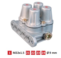 DAĞITICI VENTİL DÖRT YÖNLÜ 